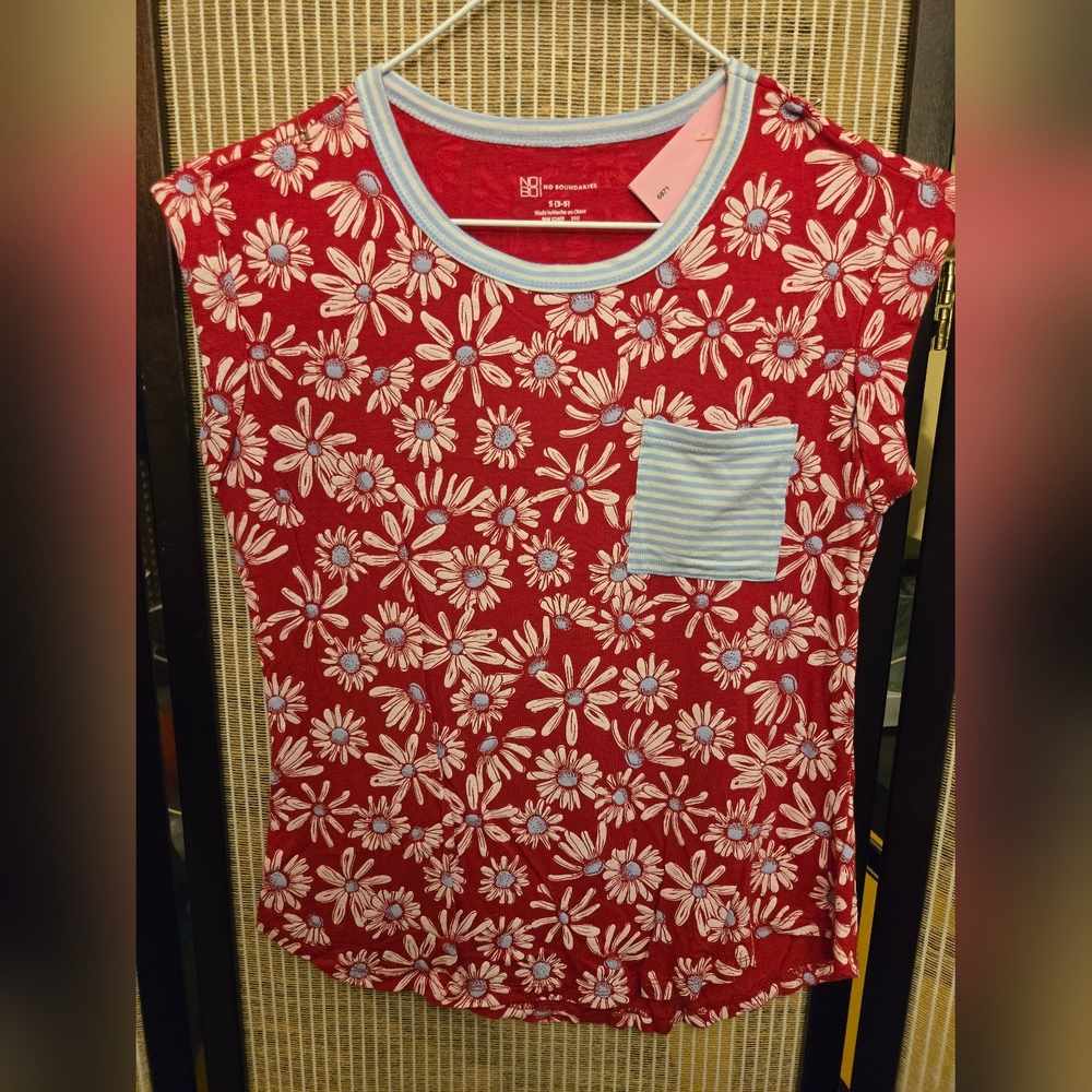 Red Floral Tee